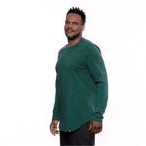 ONEBONE - Long Sleeve Hunter Green Shirt, Men’s 3XL
